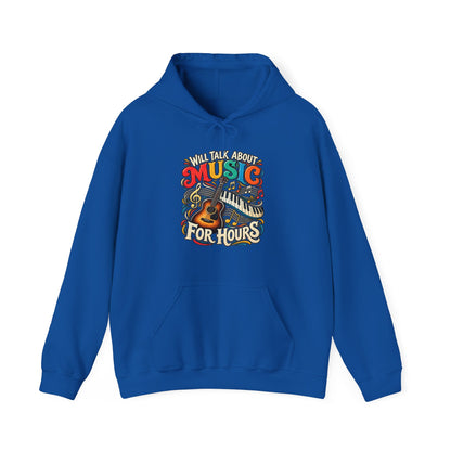 Will Talk About Music – Gildan 18500 Hoodie | 021