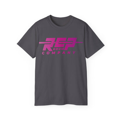 RCP Drum Company T-Shirt | Pink Logo