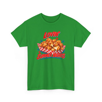 Lovin’ Cheese Curds & Summer Nights – Gildan 5000 T-Shirt | 002a-v2