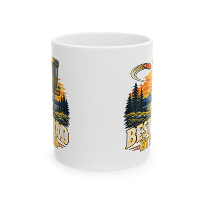 Best Dad by Par – Disc Golf Ceramic Mug, 11 oz | 043