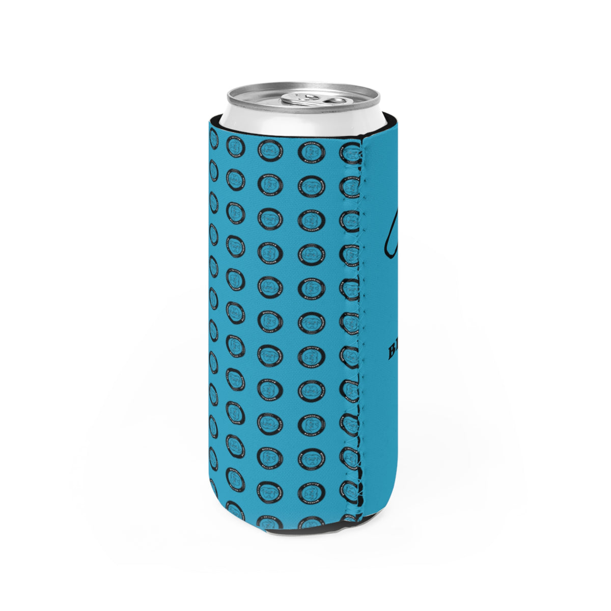 Walter Slim Can Cooler | Blue | 12 oz Fit