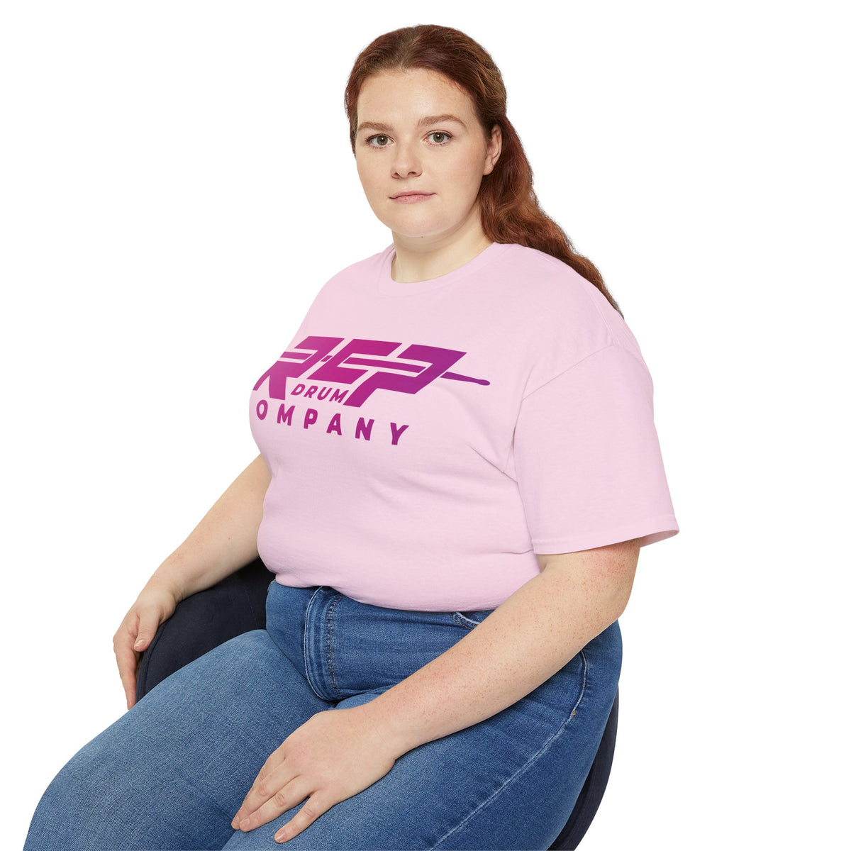 RCP Drum Company T-Shirt | Pink Logo