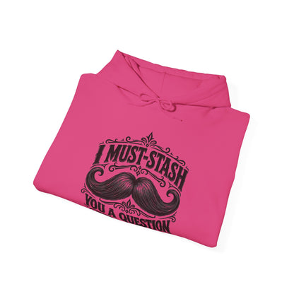 Must-stash You a Question – Safety Green/Pink Gildan 18500 Hoodie | 038a
