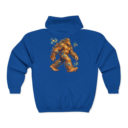 Starlit Bigfoot Wanderer Zip-Up Hoodie