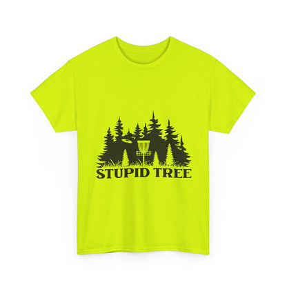 Stupid Tree Disc Golf T-Shirt | Funny Disc Golfer Tee