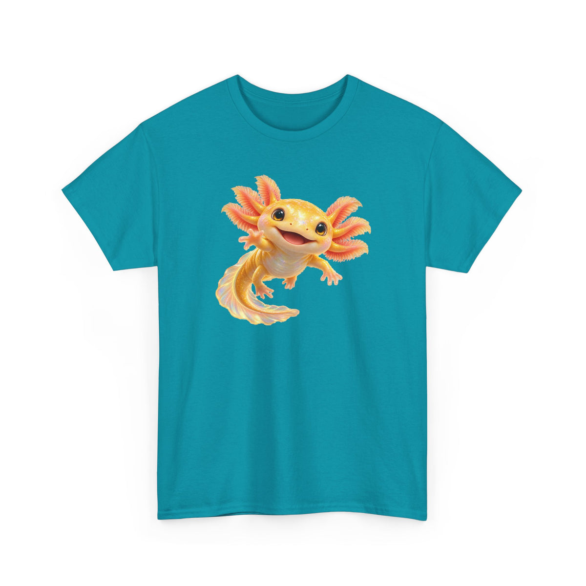 Golden Axolotl with Peach Gills T-Shirt