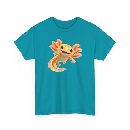 Golden Axolotl with Peach Gills T-Shirt