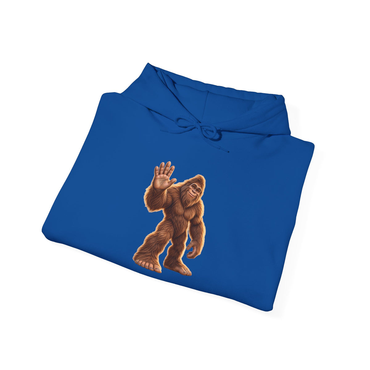 Friendly Sasquatch High Five Pullover Hoodie