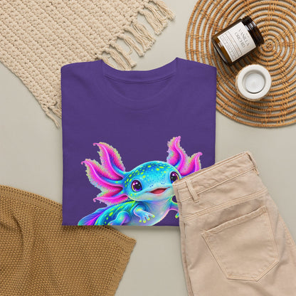 Electric Axolotl in Motion T-Shirt