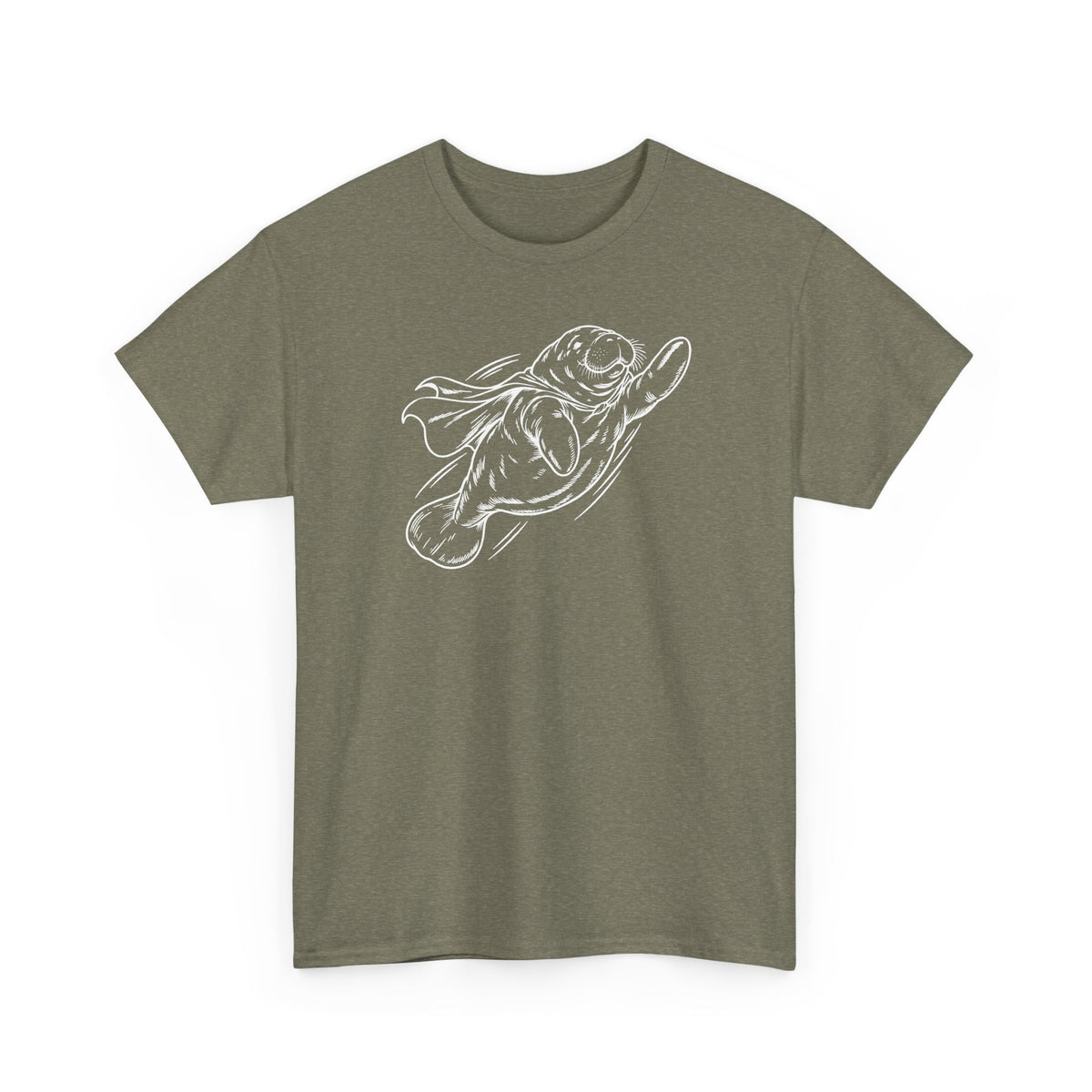 Chubby Manatee Takes Flight T-Shirt