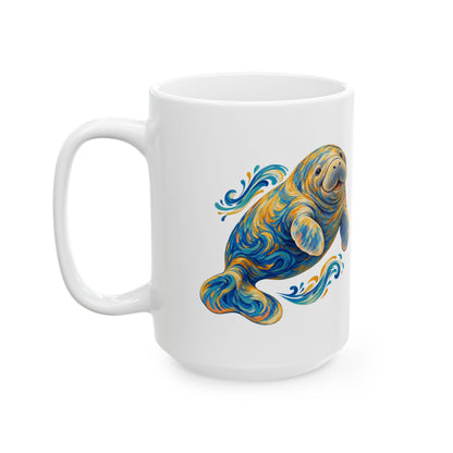 Golden Drift Manatee Mug