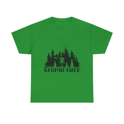 Stupid Tree Disc Golf T-Shirt | Funny Disc Golfer Tee