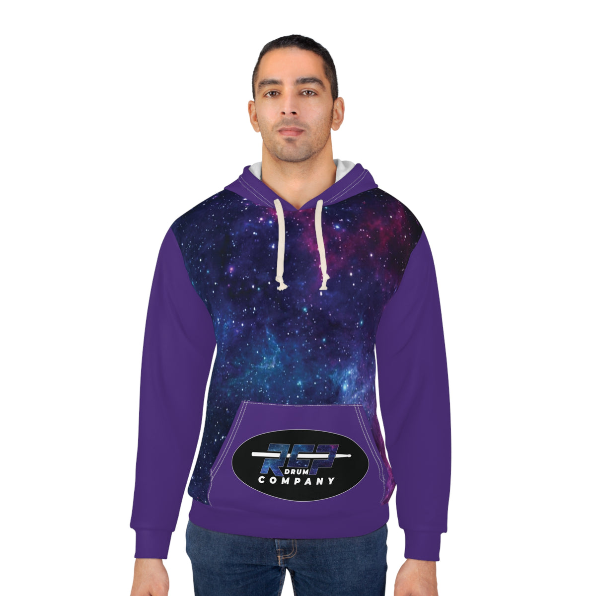 RCP Galaxy All-Over Print Pullover Hoodie