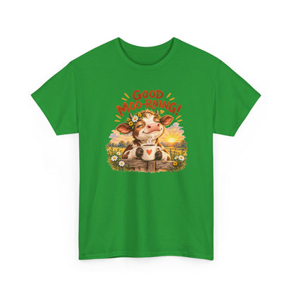 Good Moo-rning – Gildan 5000 T-Shirt | 030