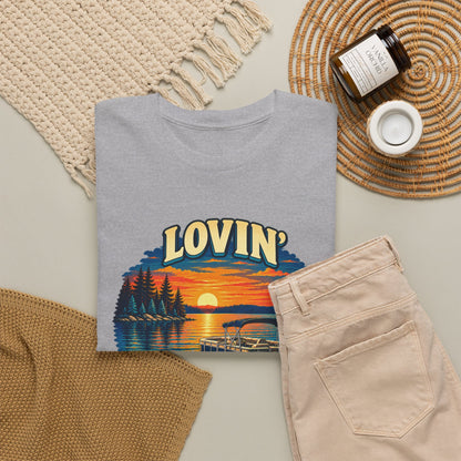 Lovin’ Summer Nights Pontoon – Gildan 5000 T-Shirt | 004a-v2
