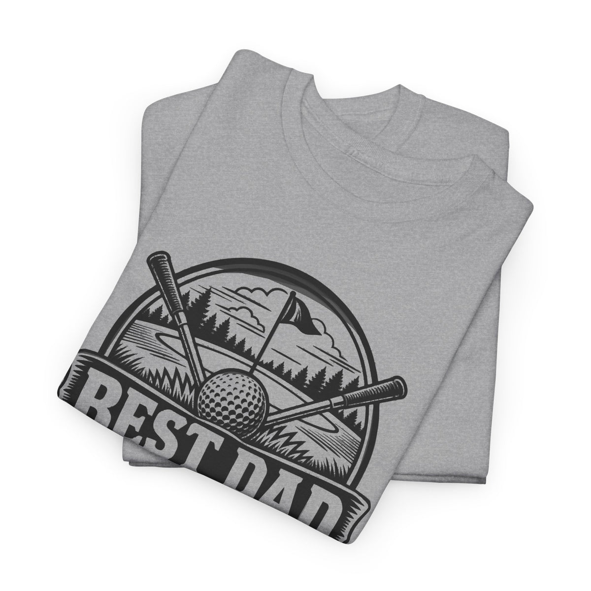 Best Dad by Par – One-Color Gildan 5000 T-Shirt | 042a