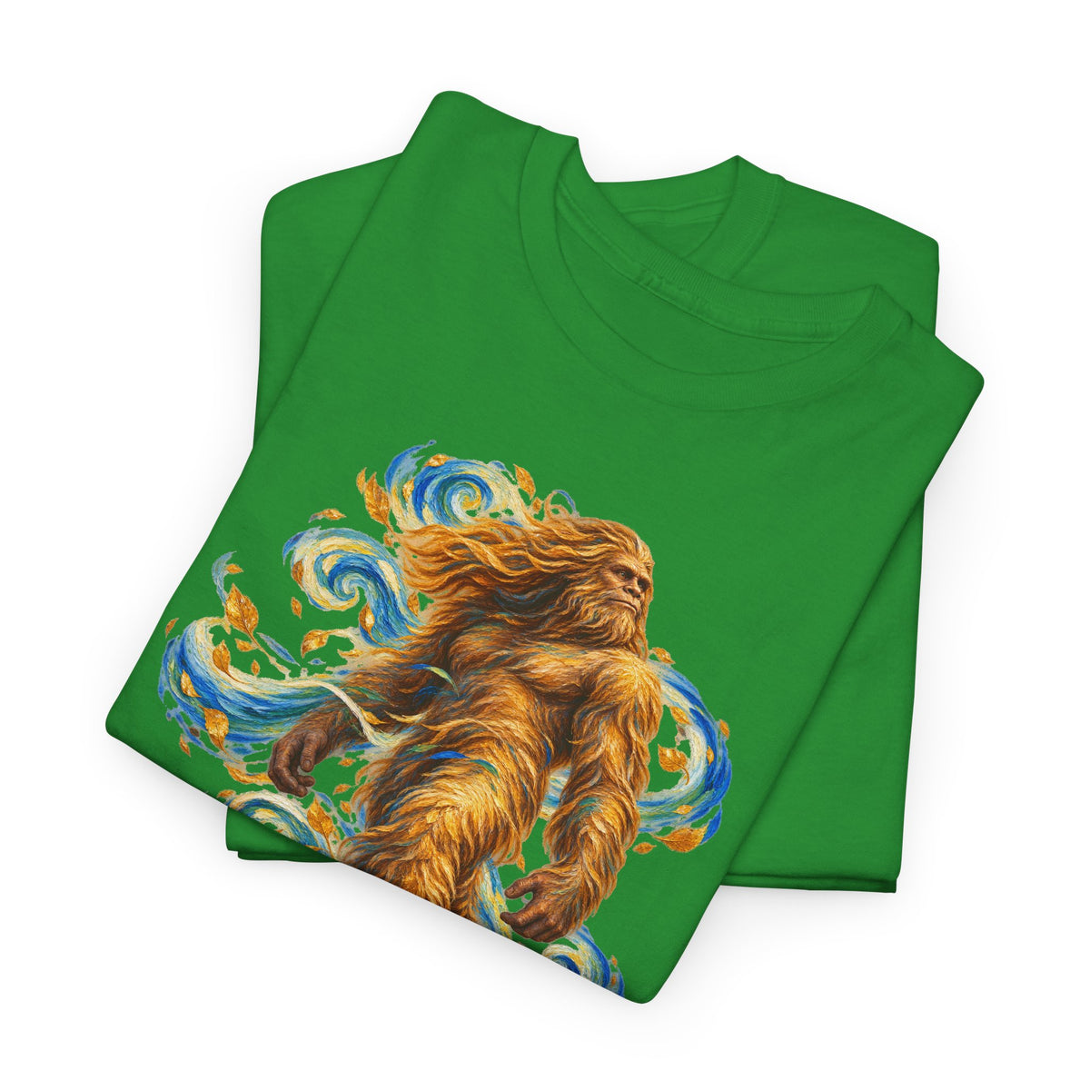 Golden Wind Sasquatch Portrait T-Shirt