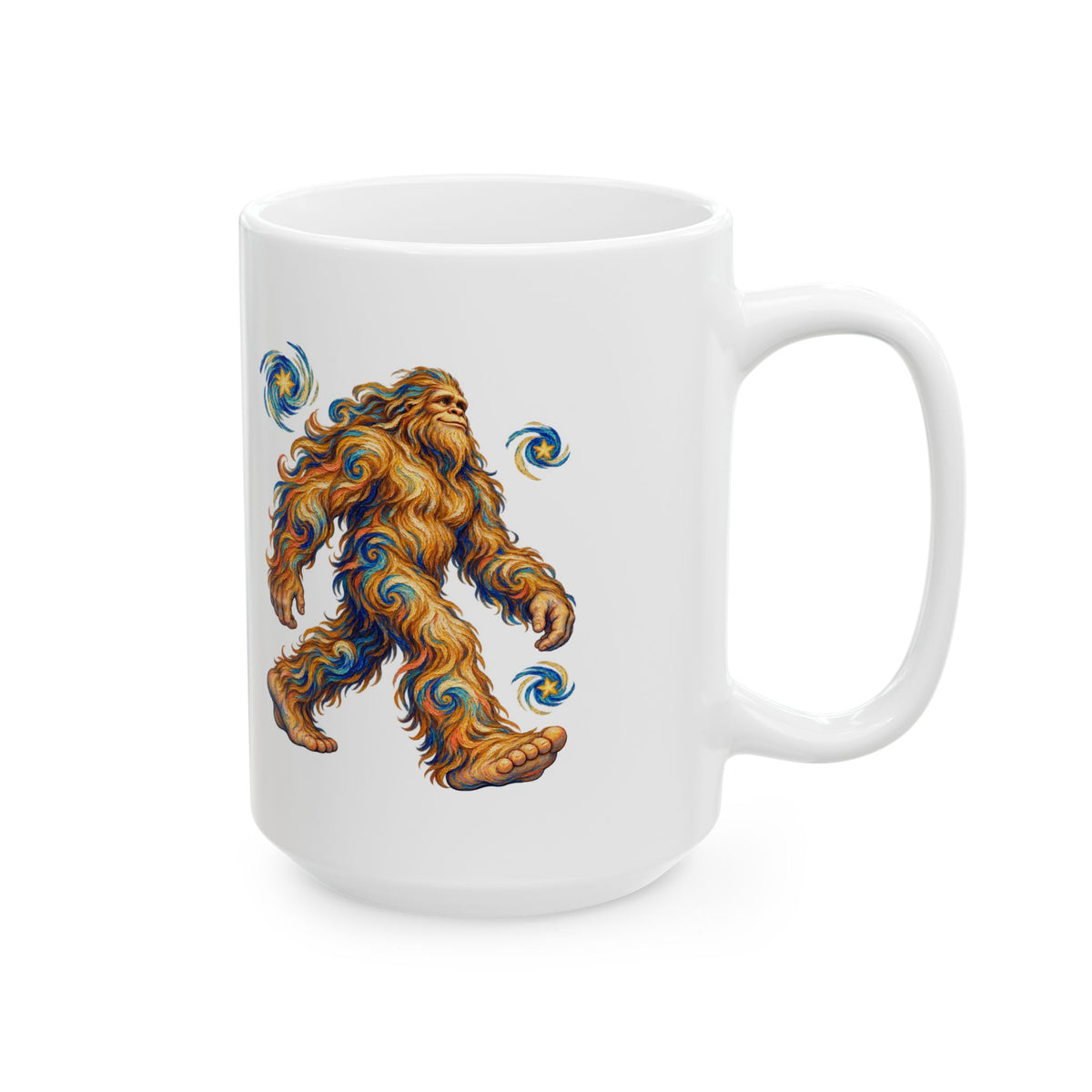 Starlit Bigfoot Wanderer Mug