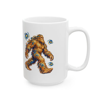 Starlit Bigfoot Wanderer Mug