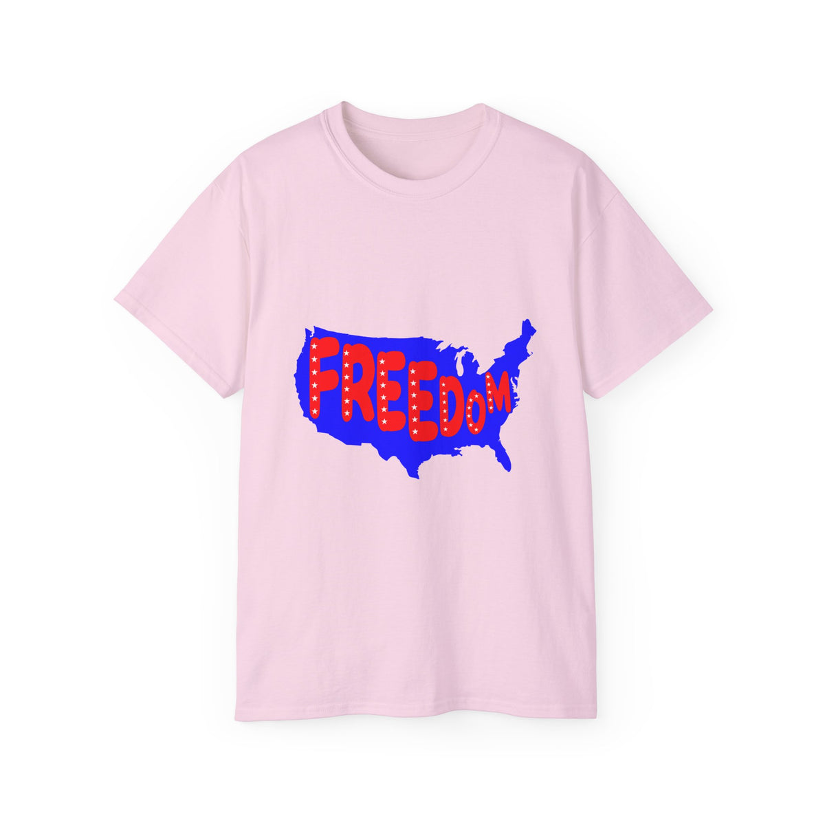 Freedom USA Map T-Shirt | Patriotic Graphic Tee