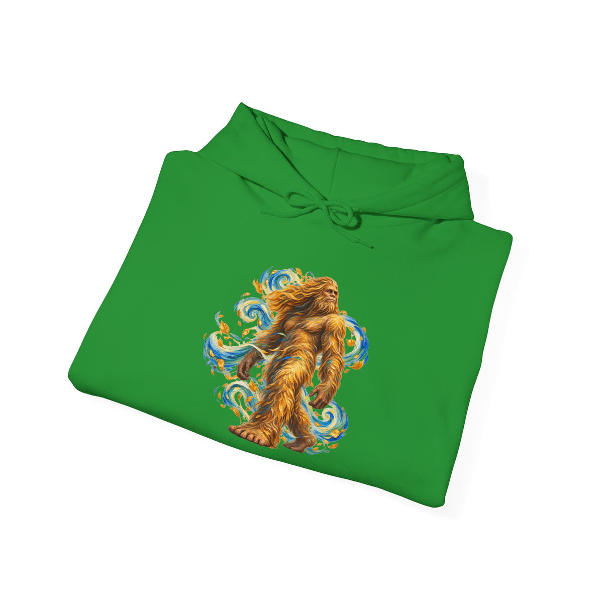 Golden Wind Sasquatch Portrait Pullover Hoodie