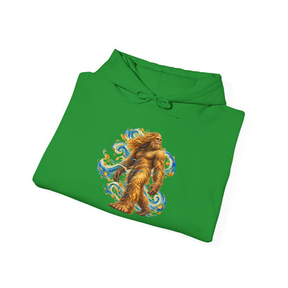 Golden Wind Sasquatch Portrait Pullover Hoodie