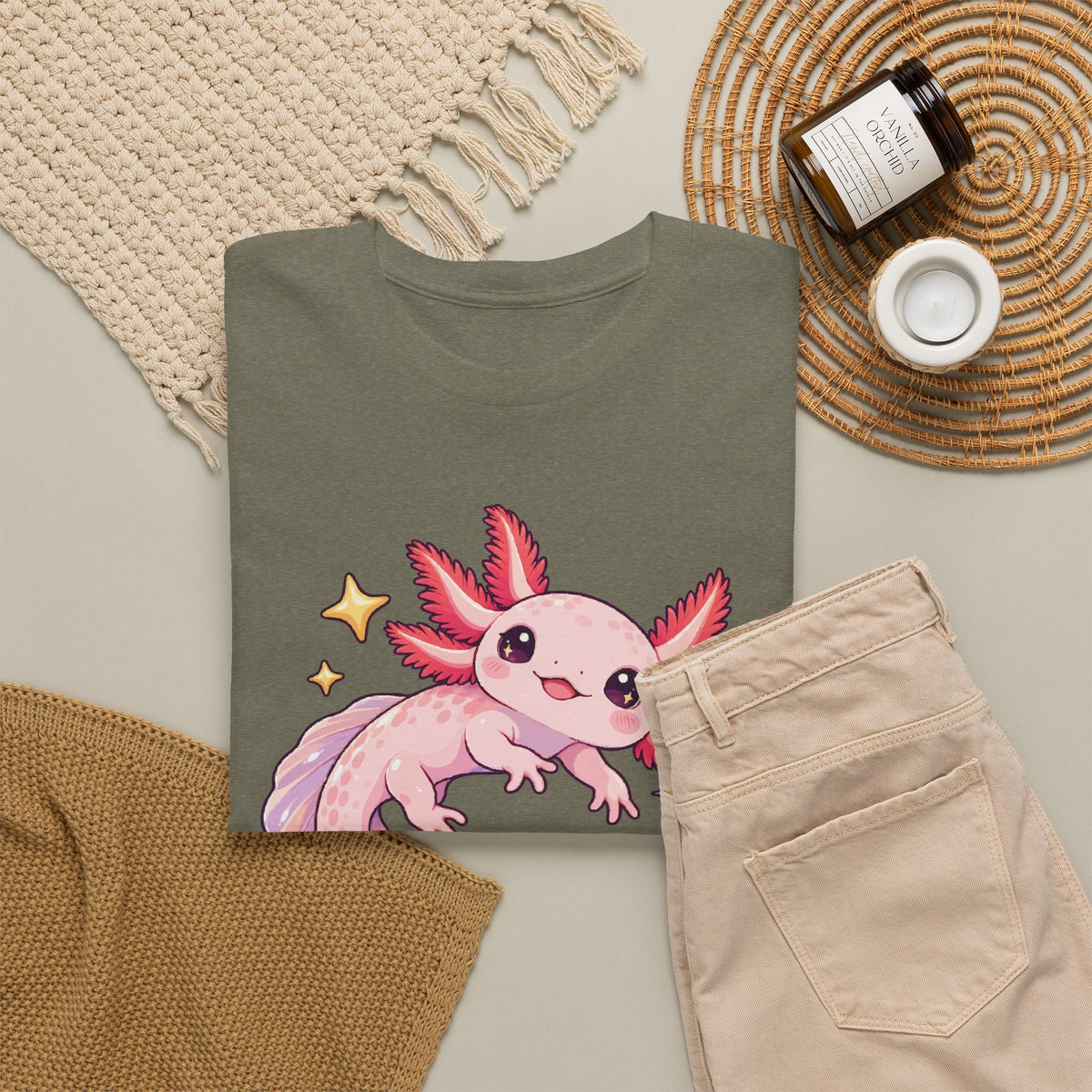 Axolotl Starry Swimmer T-Shirt
