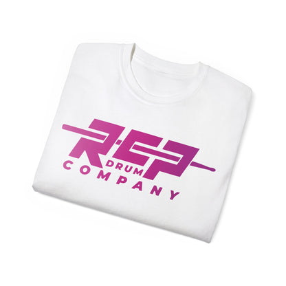 RCP Drum Company T-Shirt | Pink Logo