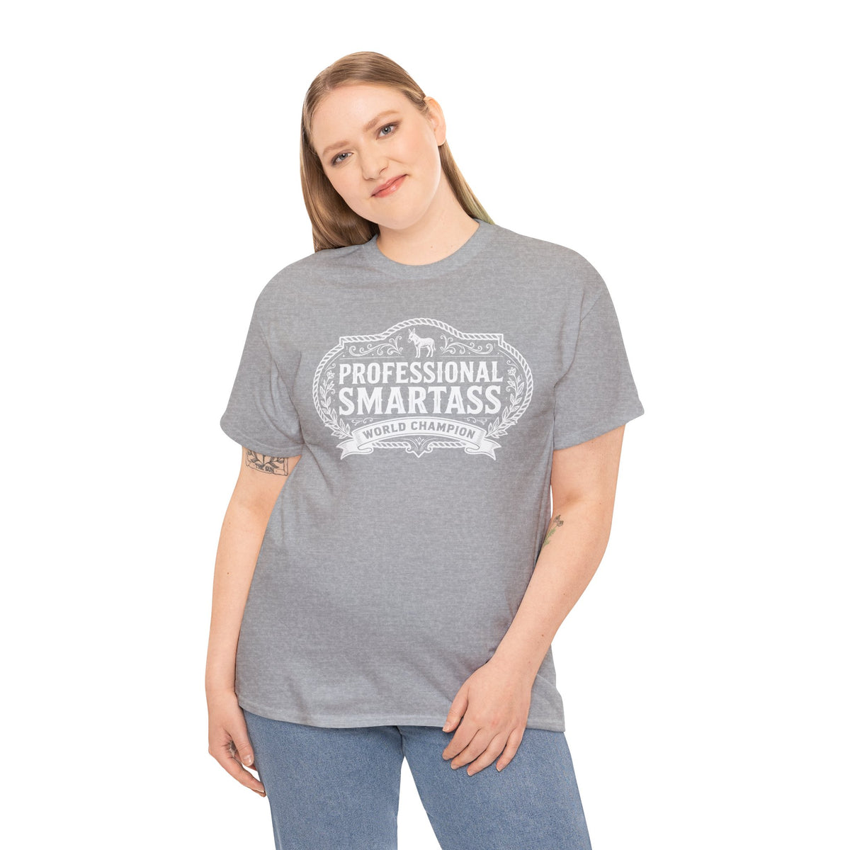 Professional Smartass T-Shirt | Funny Graphic Tee – White