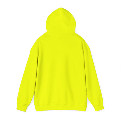 Must-stash You a Question – Safety Green/Pink Gildan 18500 Hoodie | 038a