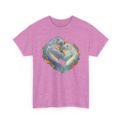 Chubby Mermaid Heart of the Ocean Manatee T-Shirt