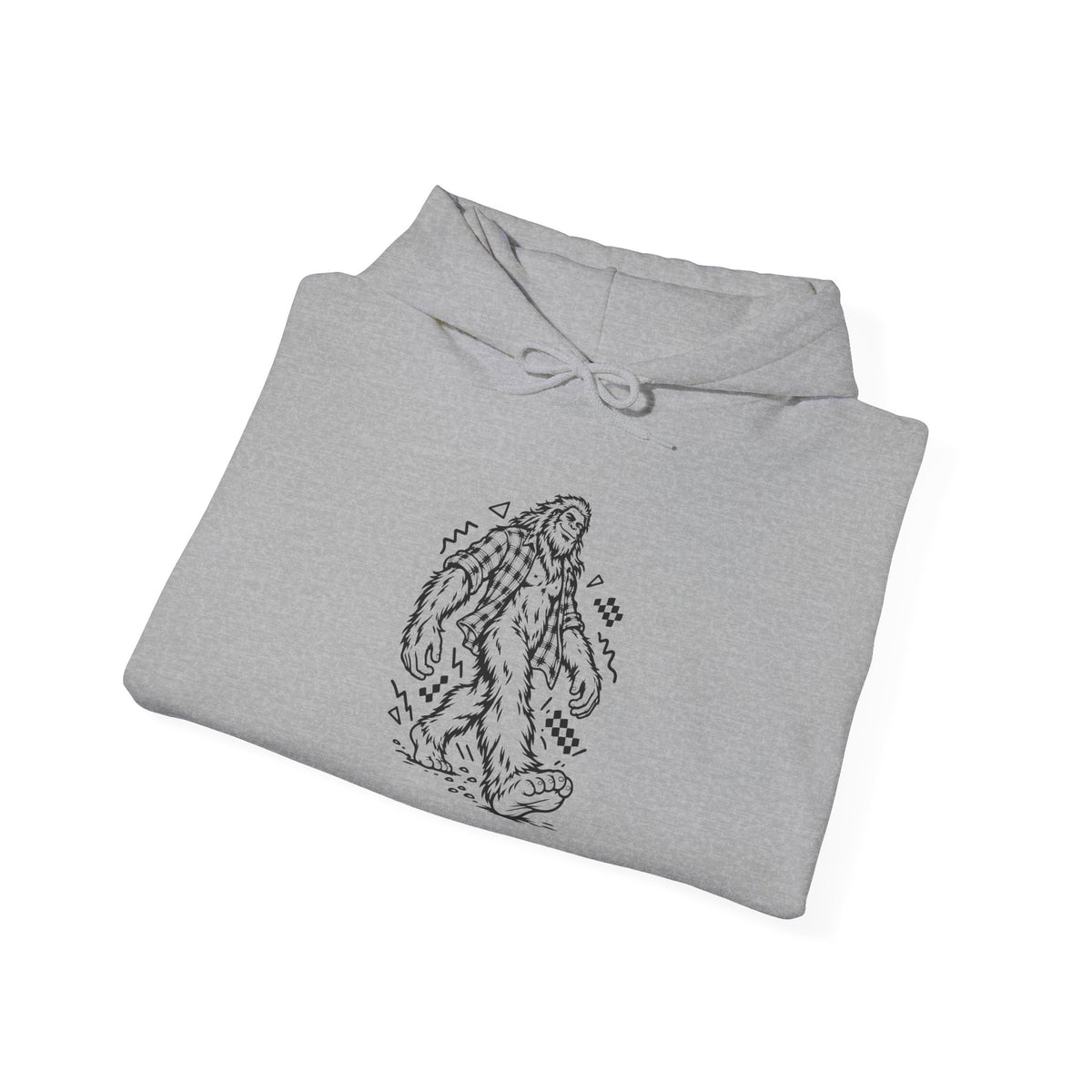 Plaid Bigfoot on the Move Pullover Hoodie