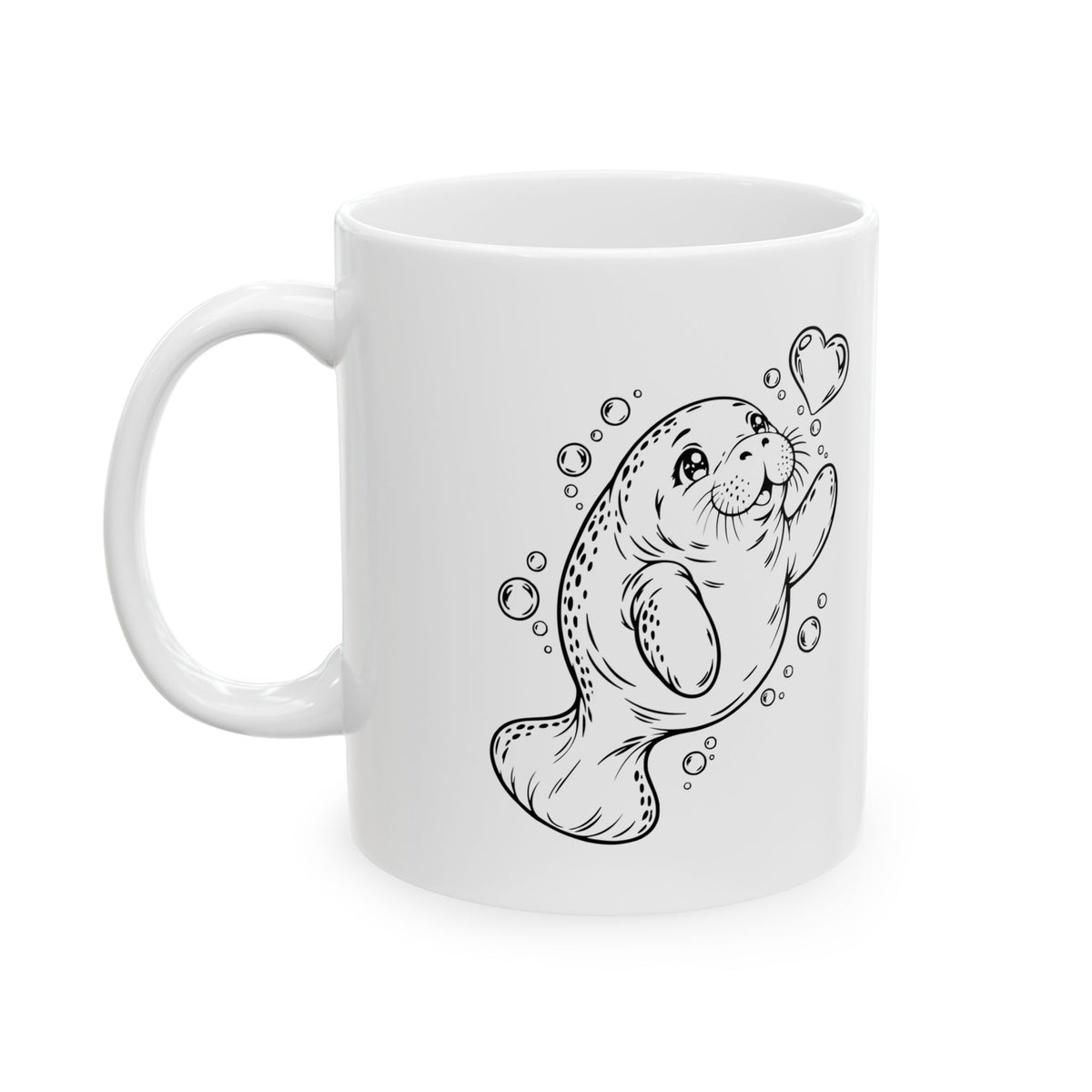 Chubby Manatee's Bubble Wish Mug