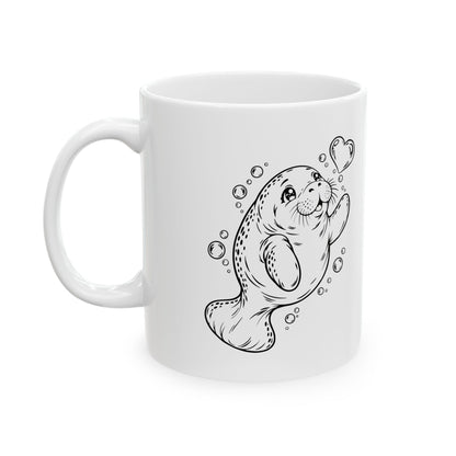 Chubby Manatee's Bubble Wish Mug