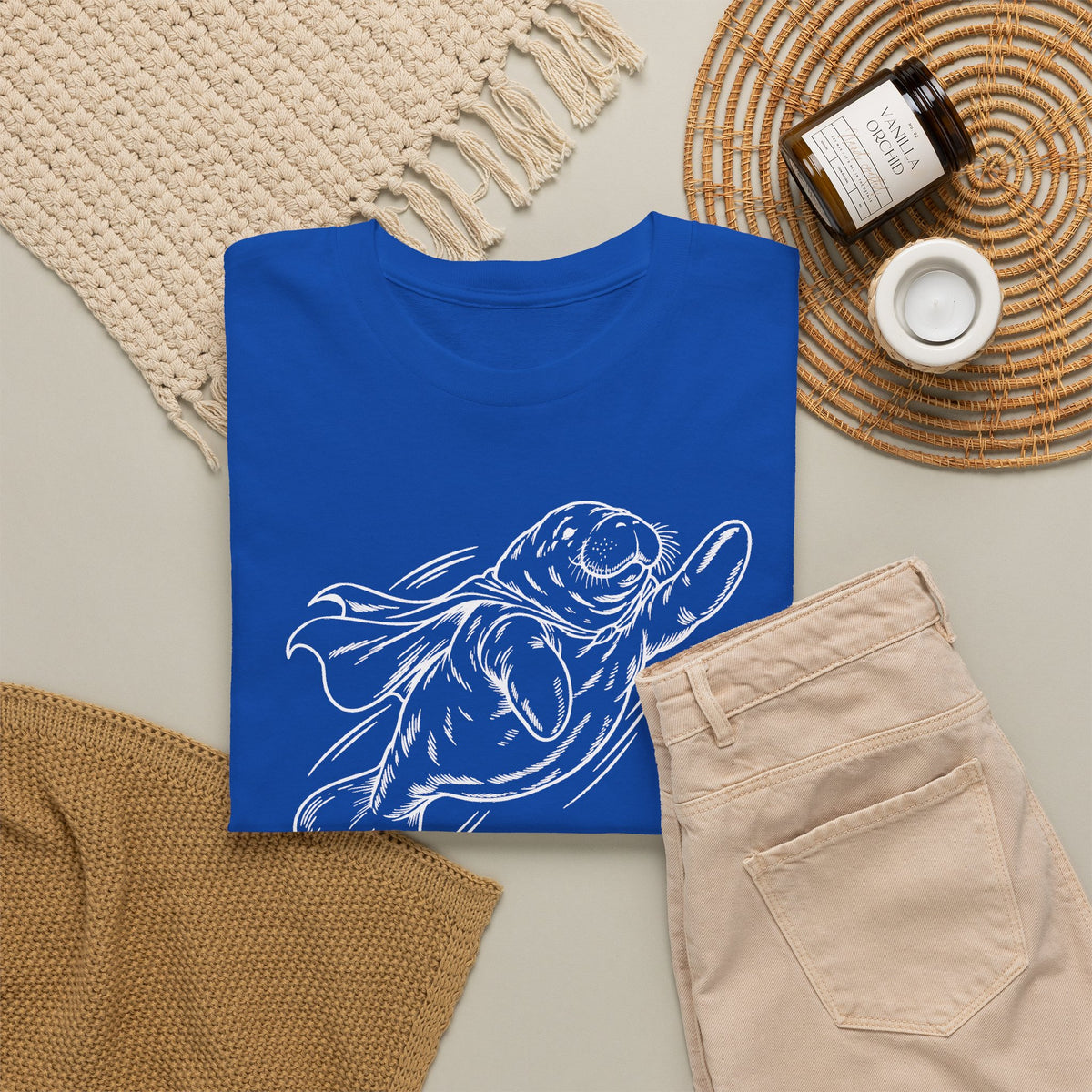 Chubby Manatee Takes Flight T-Shirt