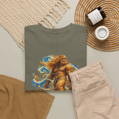 Golden Wind Sasquatch Portrait T-Shirt