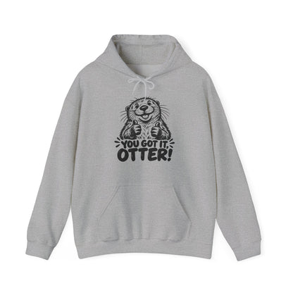 You Got It Otter – One-Color – Safety Green/Pink Gildan 18500 Hoodie | 039a