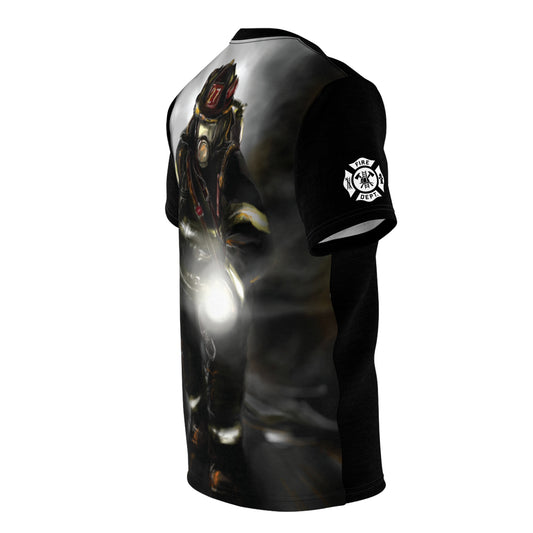 Firefighter Flashlight T-Shirt | Fire Service Graphic Tee