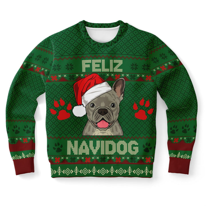 Feliz Navidog French Bulldog Christmas Sweatshirt