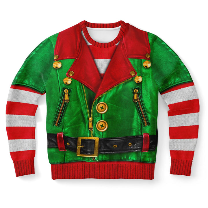 Santa’s Little Biker Helper Christmas Sweatshirt